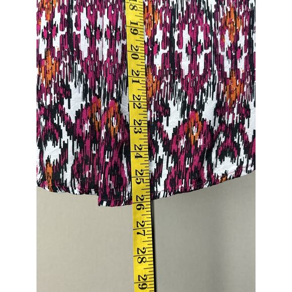 Catos Women’s Size M 1/4 Button Up Sleeveless Blouse Flowy Lightweight - Picture 6 of 10